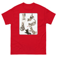 Unisex classic tee • Under Kittens • Collage • white background