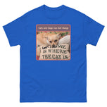 Unisex classic tee • Cats and Dogs Can Get Along!