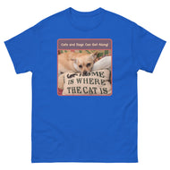 Unisex classic tee • Cats and Dogs Can Get Along!