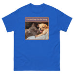 Unisex classic tee • Best Friends • Cats and Dogs Can Get Along!