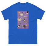 Unisex classic tee • Purple Under Cats • Yellow Balls