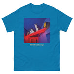 Unisex classic tee • Cats House • Neon Hall • PURR-fect Living!