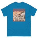 Unisex classic tee • Cats and Dogs Can Get Along!