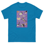 Unisex classic tee • Purple Under Cats • Yellow Balls