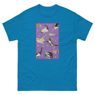 Unisex classic tee • Purple Under Cats • Yellow Balls