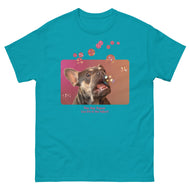 Unisex classic tee • Frenchie Bubbles! Play. Nap. Repeat.