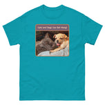 Unisex classic tee • Best Friends • Cats and Dogs Can Get Along!