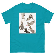 Unisex classic tee • Under Kittens • Collage • white background