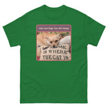 Unisex classic tee • Cats and Dogs Can Get Along!