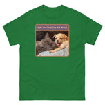 Unisex classic tee • Best Friends • Cats and Dogs Can Get Along!