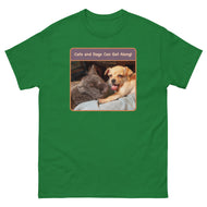 Unisex classic tee • Best Friends • Cats and Dogs Can Get Along!