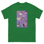 Unisex classic tee • Purple Under Cats • Yellow Balls