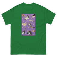 Unisex classic tee • Purple Under Cats • Yellow Balls