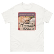 Unisex classic tee • Cats and Dogs Can Get Along!