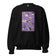 Unisex Sweatshirt • Purple Under Cats • Yellow Balls