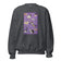 Unisex Sweatshirt • Purple Under Cats • Yellow Balls