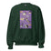 Unisex Sweatshirt • Purple Under Cats • Yellow Balls