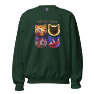 Unisex Sweatshirt • PURR-fect Living! • The Cats' House