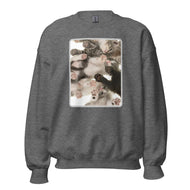 Unisex Sweatshirt • under Kittens • Lots of Paws!