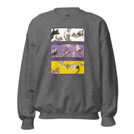 Unisex Sweatshirt • Triple Under Cats!
