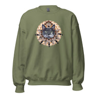 Unisex Sweatshirt • Bernard • Cat Mandala