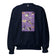 Unisex Sweatshirt • Purple Under Cats • Yellow Balls