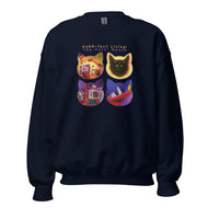 Unisex Sweatshirt • PURR-fect Living! • The Cats' House