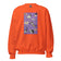 Unisex Sweatshirt • Purple Under Cats • Yellow Balls