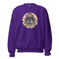 Unisex Sweatshirt • Bernard • Cat Mandala