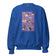 Unisex Sweatshirt • Purple Under Cats • Yellow Balls