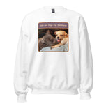 Unisex Sweatshirt • Sadie & Zander • Cats and Dogs Can Get Along!