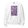 Unisex Sweatshirt • Purple Under Cats • Yellow Balls