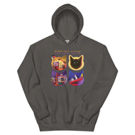 Unisex Hoodie • PURR-fect Living! • The Cats' House