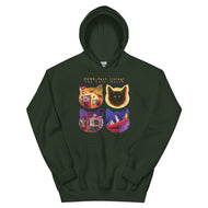 Unisex Hoodie • PURR-fect Living! • The Cats' House