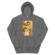 Unisex Hoodie • Three Under Cats • Milk!
