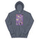Unisex Hoodie • Purple Under Cats • Yellow Balls