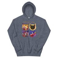 Unisex Hoodie • PURR-fect Living! • The Cats' House