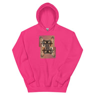Unisex Hoodie • Double Frenchie Henrys