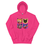 Unisex Hoodie • PURR-fect Living! • The Cats' House