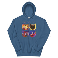 Unisex Hoodie • PURR-fect Living! • The Cats' House