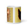 White glossy mug • Cats' House • Wall Opening • 2 Views