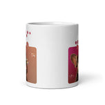 White glossy mug • Frenchie Bubbles • no text