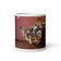 White glossy mug • Frenchie Bubbles • Panorama