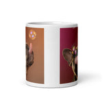 White glossy mug • Frenchie • Bubbles Capture • 2 Views