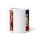 White glossy mug • No Safe Place • 2 Views