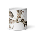 White glossy mug • Under Kittens!