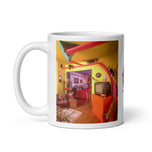 White glossy mug • The Cats' House