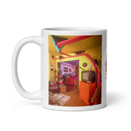 White glossy mug • The Cats' House! • 2 Views