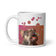 White glossy mug • Frenchie Bubbles • no text