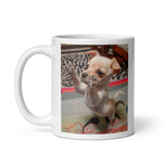 White glossy mug • Sadie on the Move!